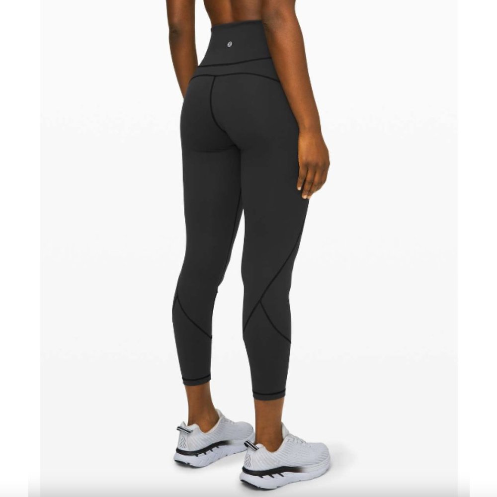 NWOT Lululemon In Movement Tight 25", Black Everlux Leggings